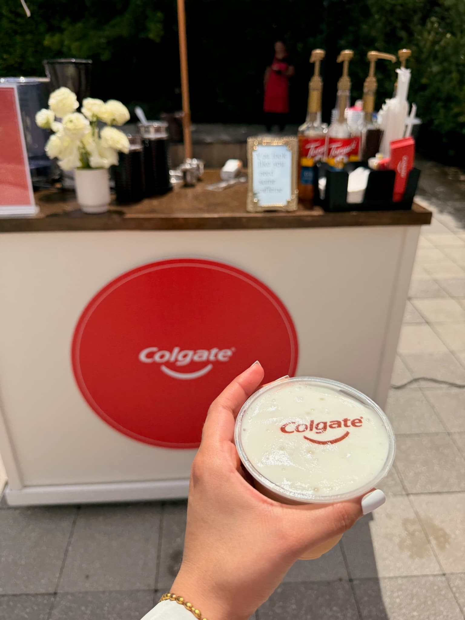 Custom branded drink stamp